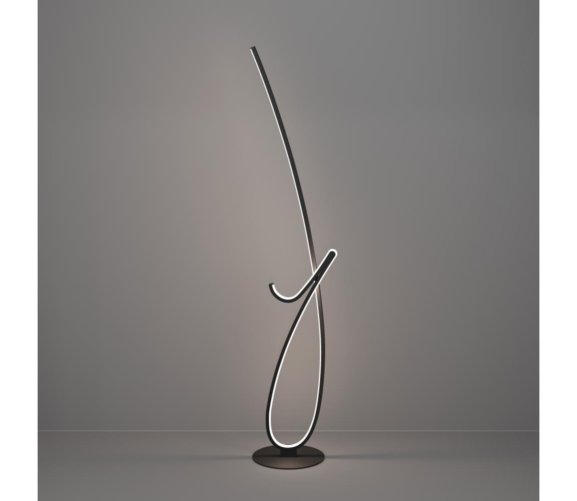 Eglo 902349 - LED Stojací lampa CARDONCITO LED/20W/230V 2700/4000/6500K černá 902349