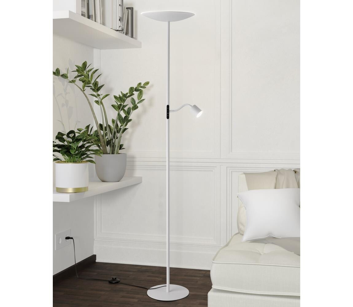 Eglo 901978 - LED Stm. stojací lampa CONIVARINO LED/26,5W/230V +LED/4W bílá 901978