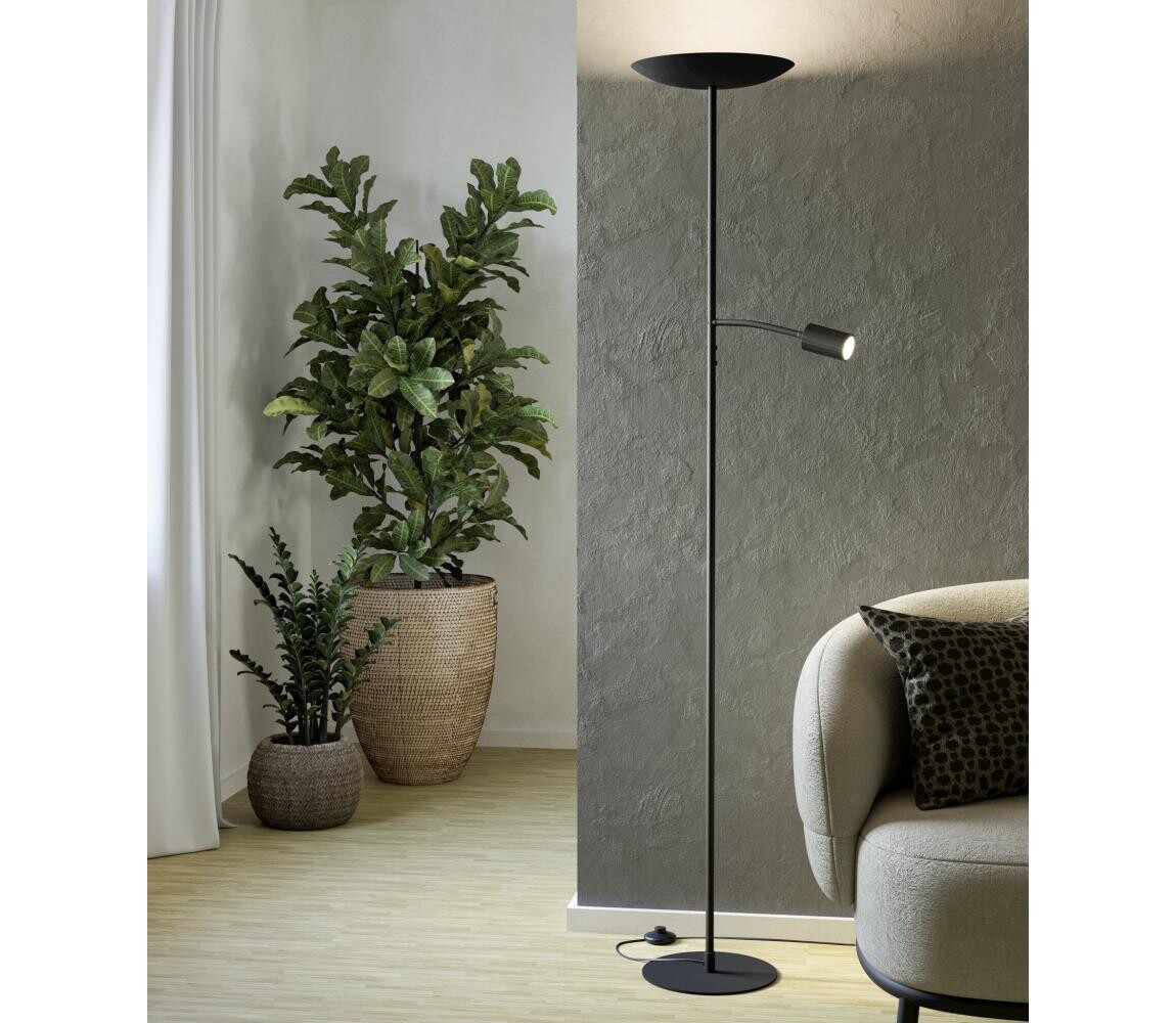Eglo 901977 - LED Stm. stojací lampa CONIVARINO LED/26,5W/230V +LED/4W černá 901977