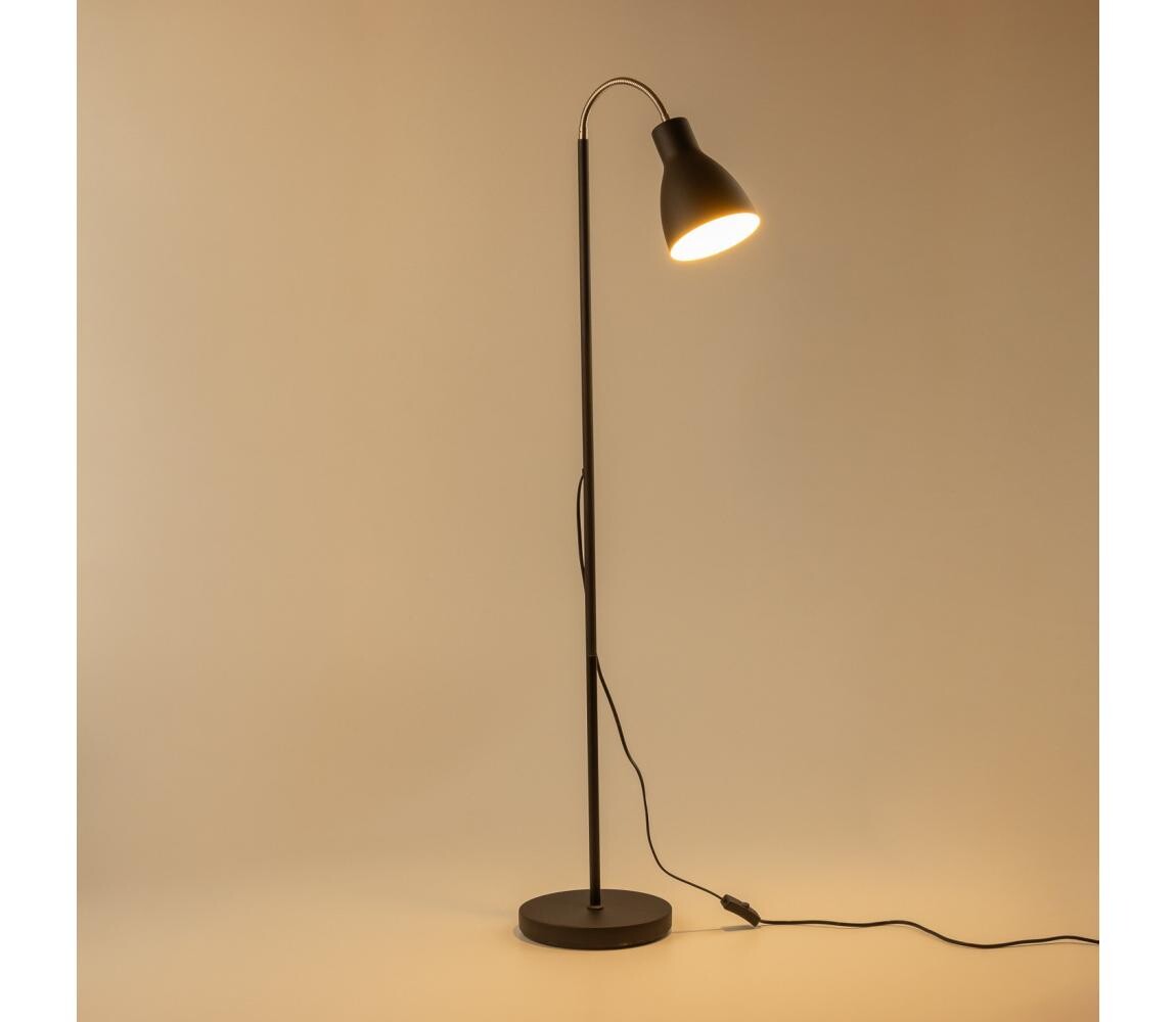 LED Stojací lampa 1xE27/7W/230V černá 9A21979