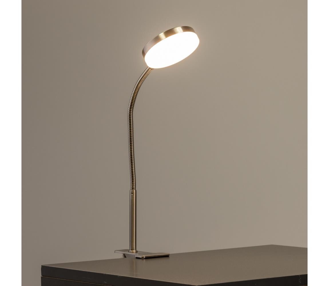 LED Lampa s klipem LED/3,2W/230V matný chrom 9A21963