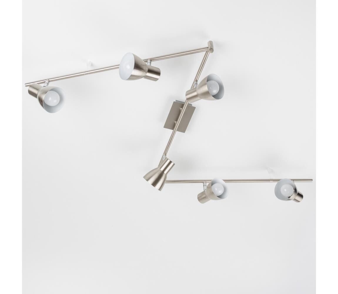 LED Bodové svítidlo 6xE14/5W/230V matný chrom 9A21930