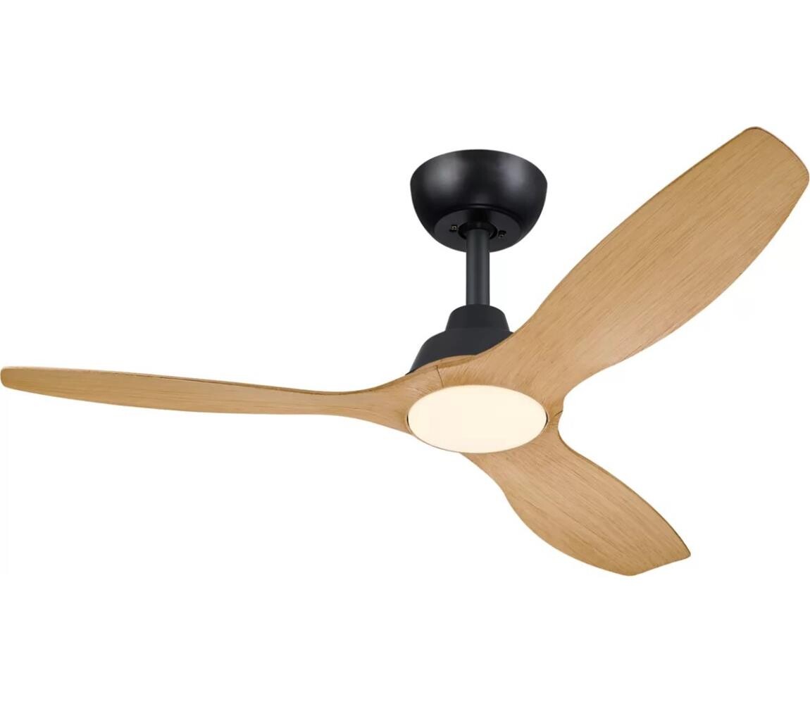 Philips-LED Stm. stropní látor OLAS LED/24W/230V pr. 132 cm černá/hnědá +DO 872110309612800