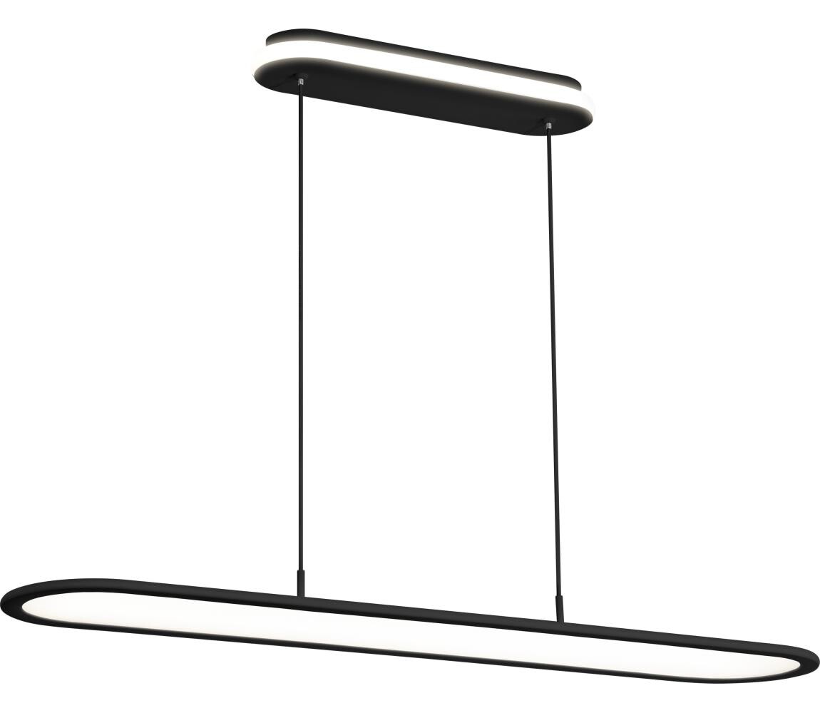Osram-LED Stmívatelný lustr na lanku OFFICE LINE LED/57W/230V 4000K 100 cm černá 4099854464874
