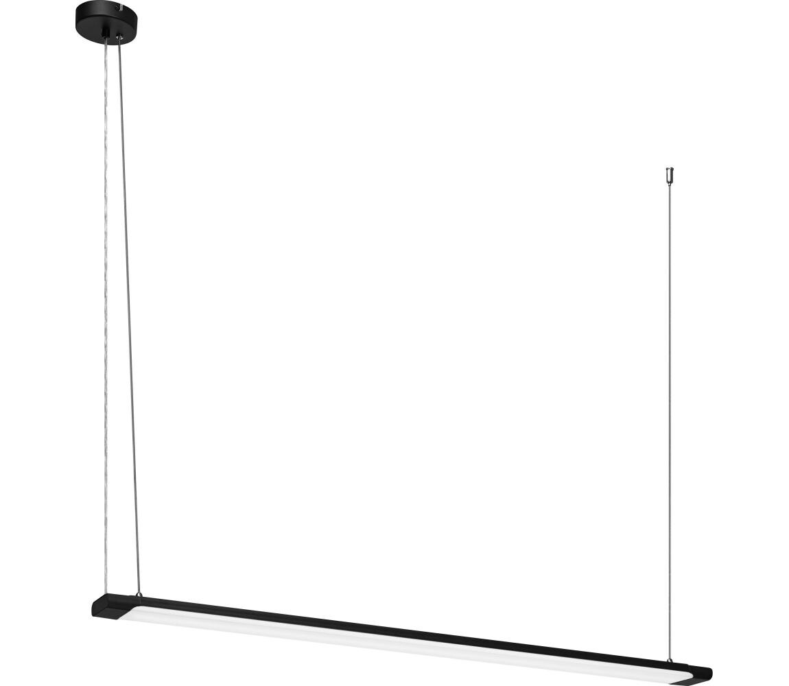 Osram-LED Stmívatelný lustr na lanku OFFICE LINE LED/40W/230V 4000K 120 cm černá 4099854464836