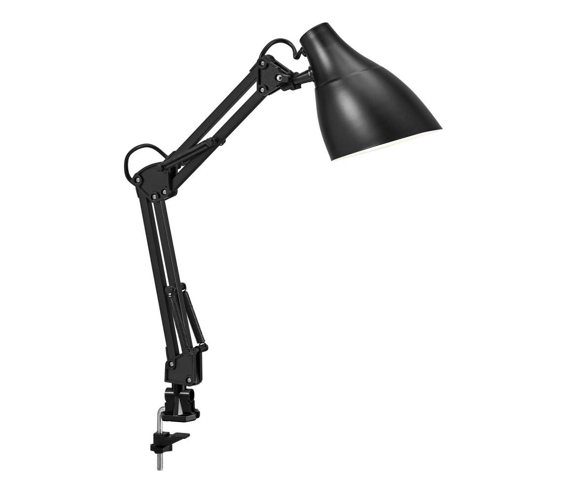 Osram - Stolní lampa s klipem DESK LINE 1xE27/11W/230V černá 4099854464614