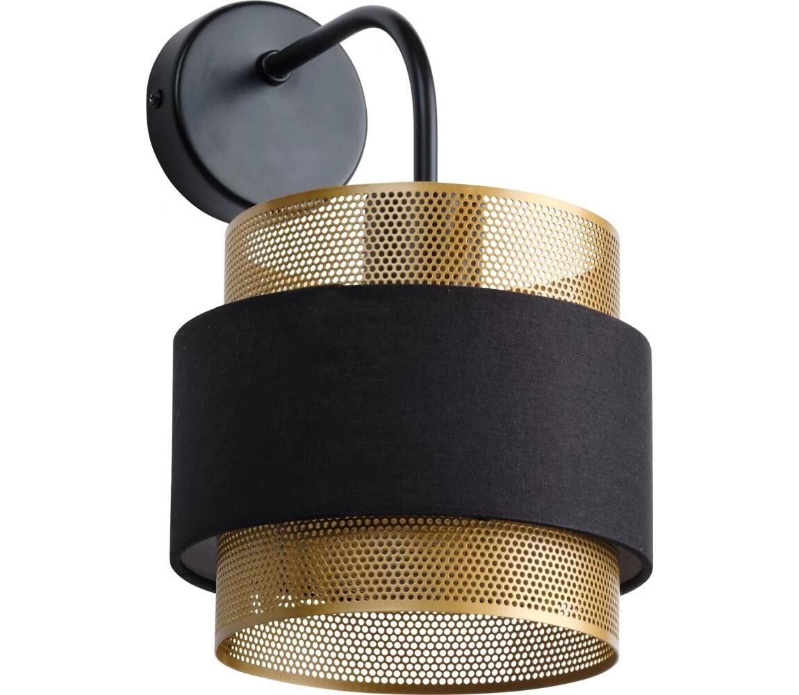 Osram - Nástěnná lampa DECOR HORNET 1xE27/10W/230V černá/zlatá 4058075847828