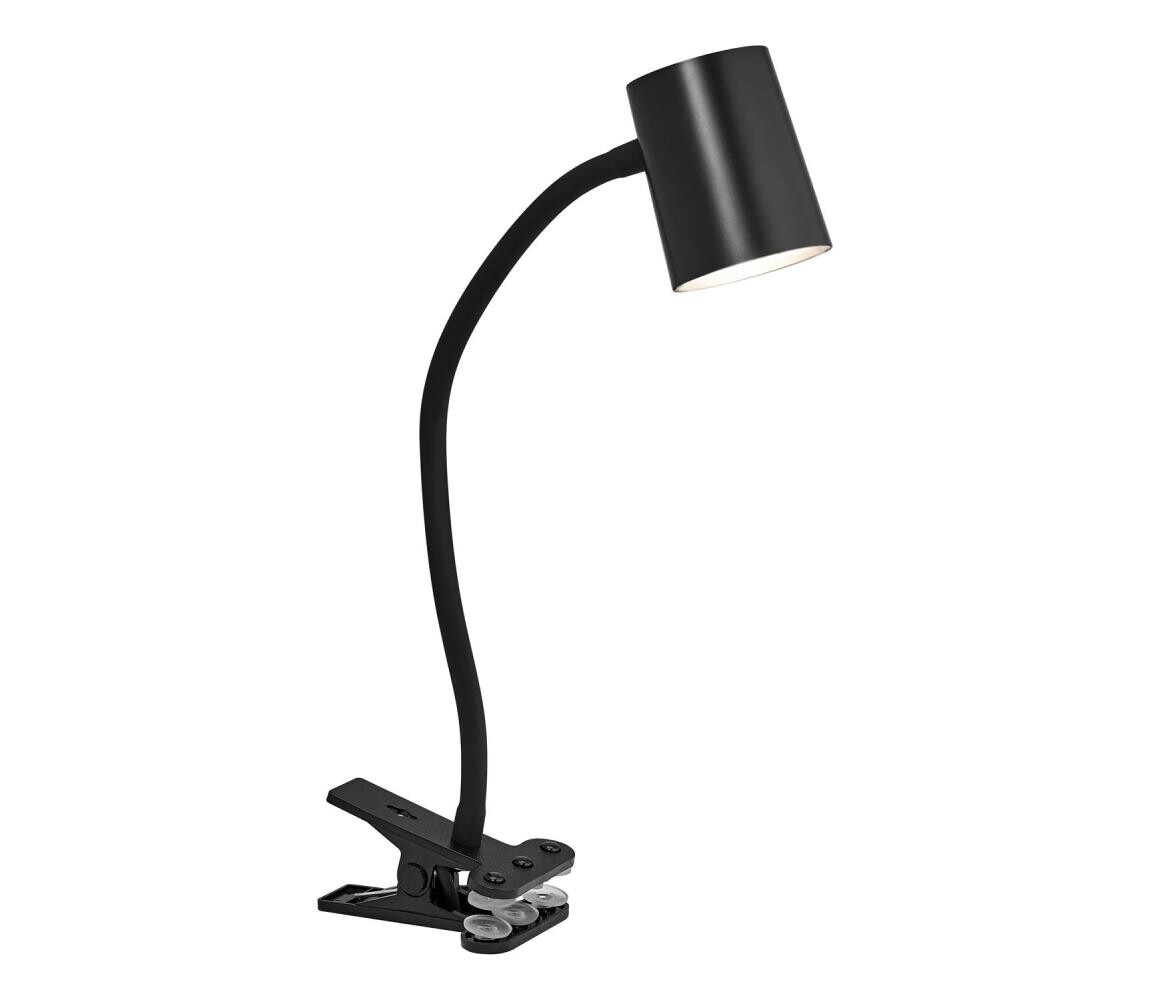 Osram - Stolní lampa s klipem DESK LINE 1xGU10/9W/230V černá 4099854464416