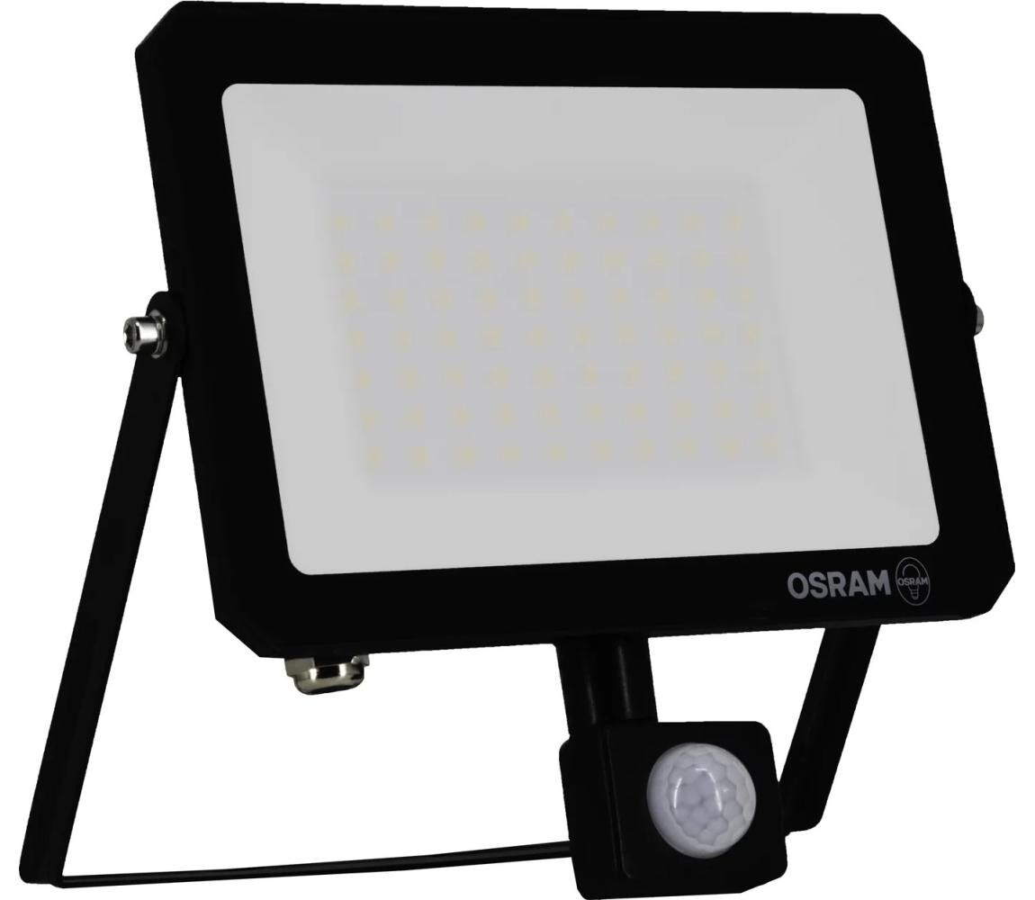 Osram - LED Reflektor se senzorem FLOODLIGHT LED/50W/230V 6500K IP65 černá 4099854489846