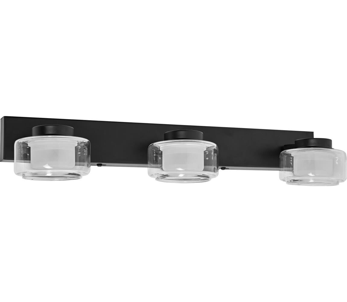Osram - LED Koupelnové nástěnné svítidlo ORBIS FLAME 3xLED/5,5W/230V IP44 černá 4099854447884