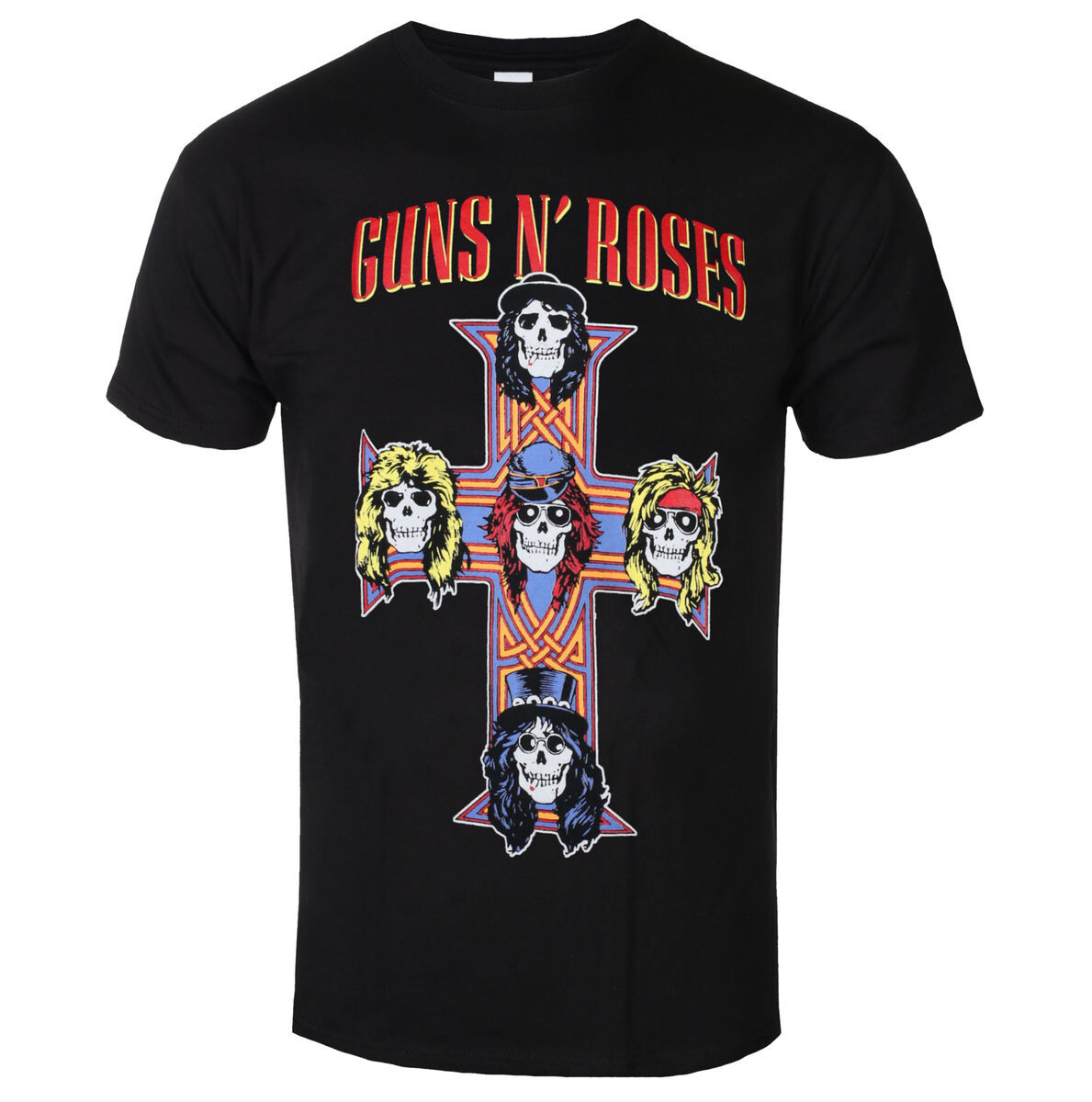 Tričko metal pánské Guns N' Roses - Vintage Cross - ROCK OFF - GNRTS46MB S