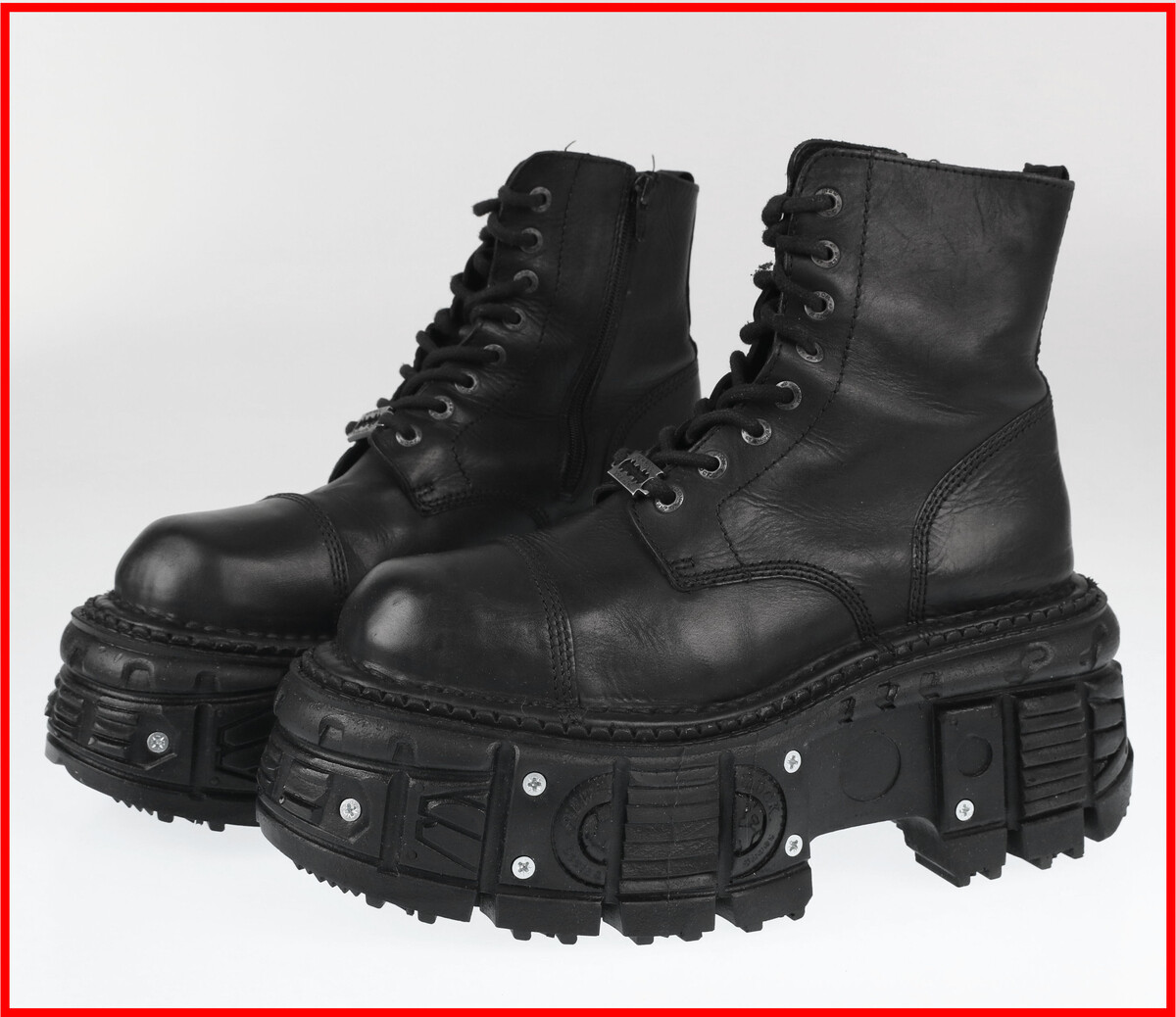 boty NEW ROCK - CRUST NEGRO - POŠKOZENÉ 43