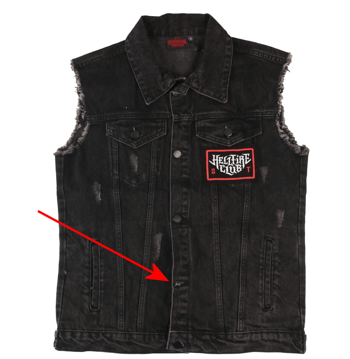 vesta pánská STRANGER THINGS - POŠKOZENÉ M