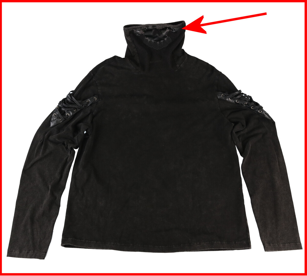 tričko pánské s dlouhým rukávem DEVIL FASHION - POŠKOZENÉ XXL