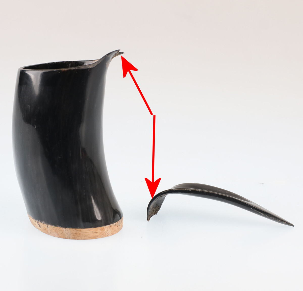 hrnek (korbel) Horn - POŠKOZENÉ