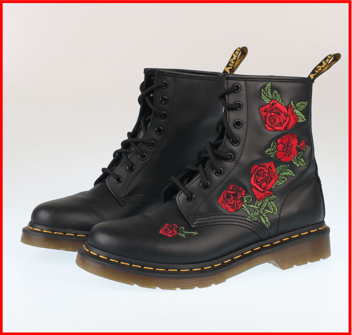 boty dámské DR. MARTENS - 8 dírkové - VONDA 1460 - black softy - POŠKOZENÉ 39