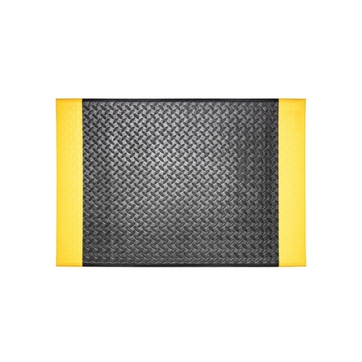 Gumová rohožka 650 Base+ Economic black/yellow, 60x90, černá, chodba / předsíň, Hamat