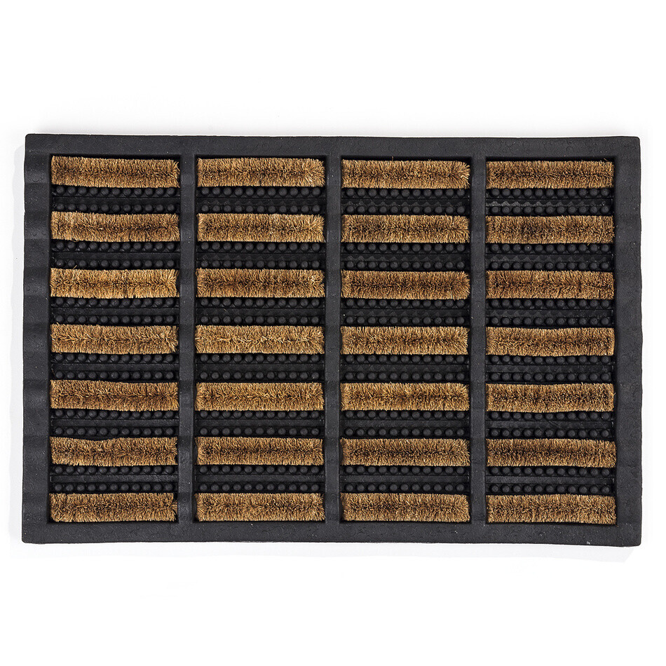 Venkovní čistící rohož Mudbuster - na ven i na doma, 40x60, hnědá, exteriér, Hamat