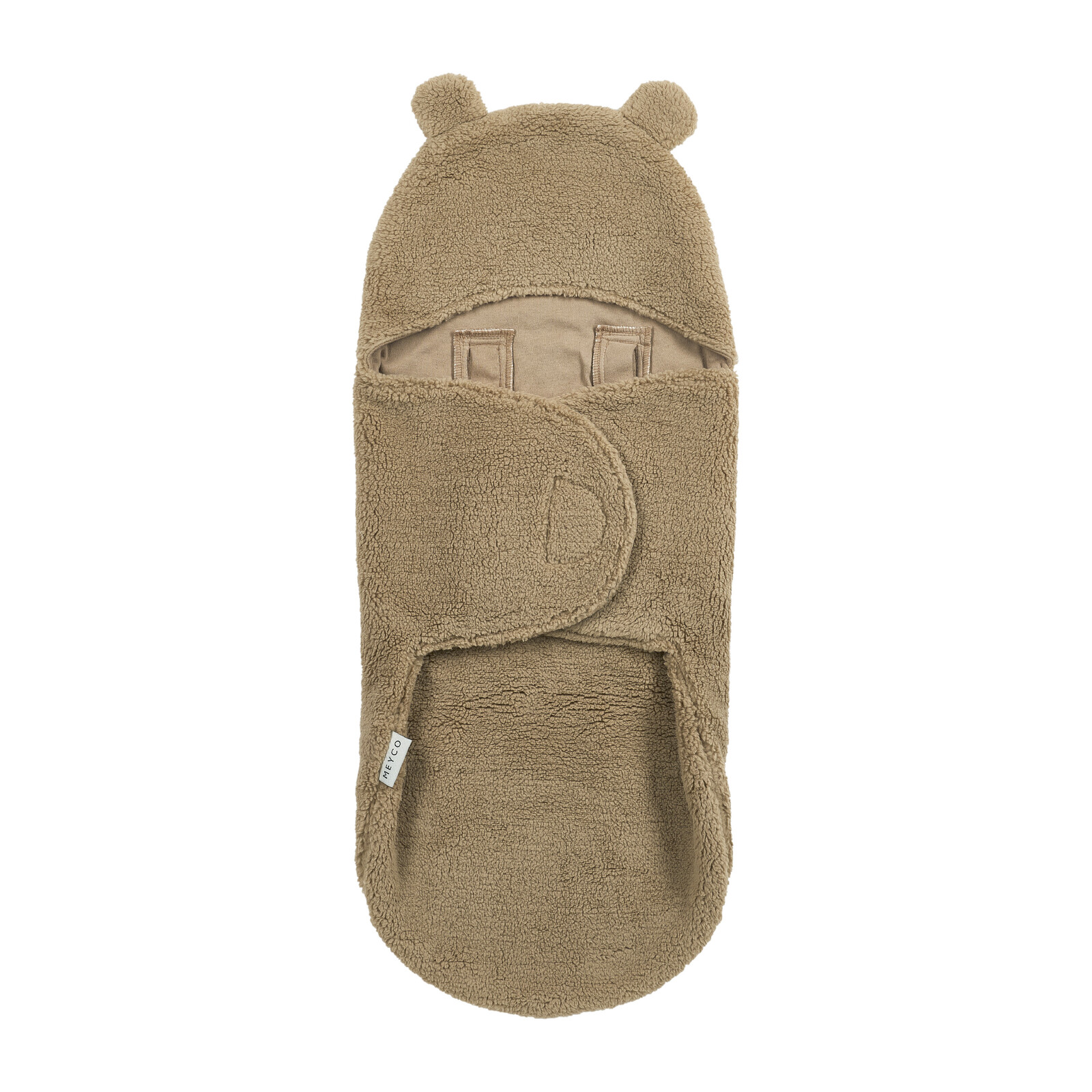 Meyco Zavinovací deka teddy Bear Warm Brown