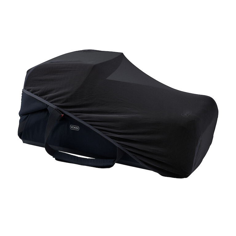 Voksi Carry Me Canopy and Mosquito Net black, stříška pro přenosné lůžko s moskytiérou
