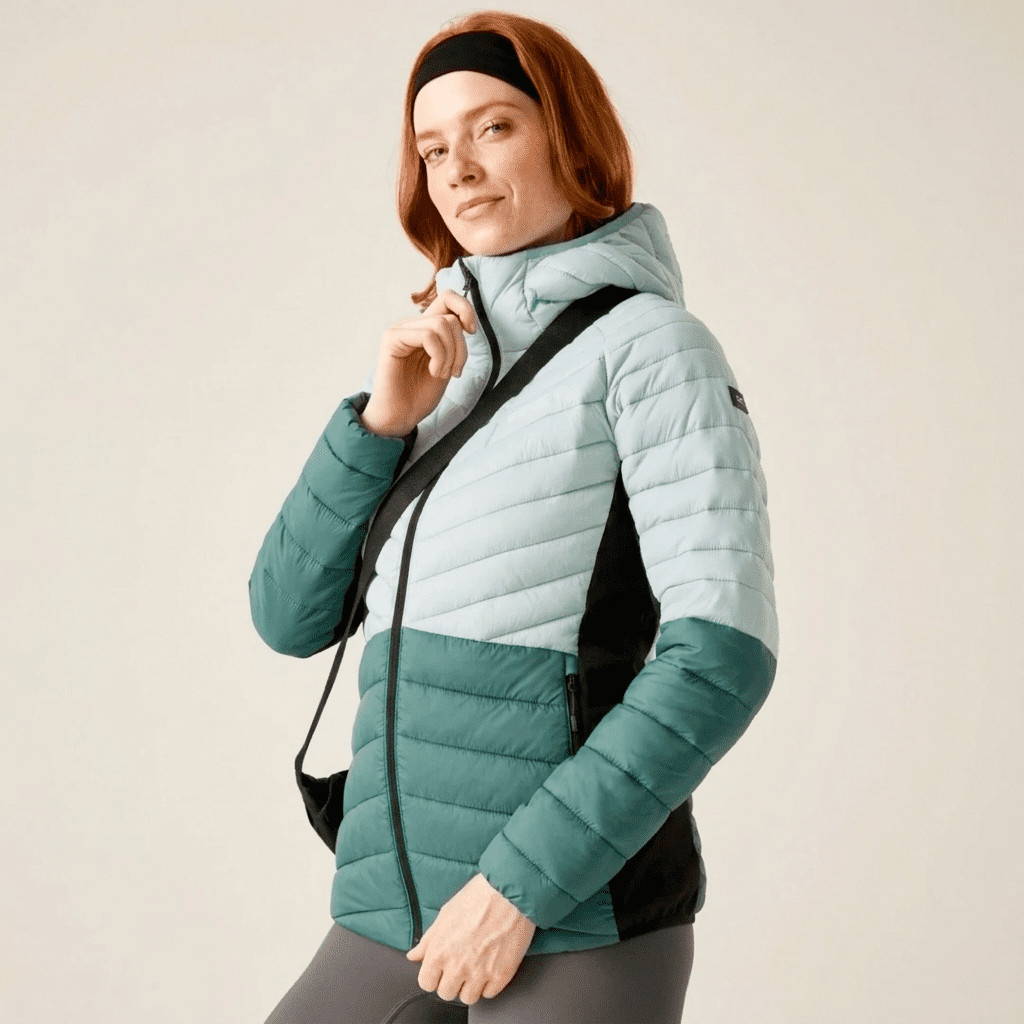 Dámská hybridní bunda regatta leedre tyrkysová 34