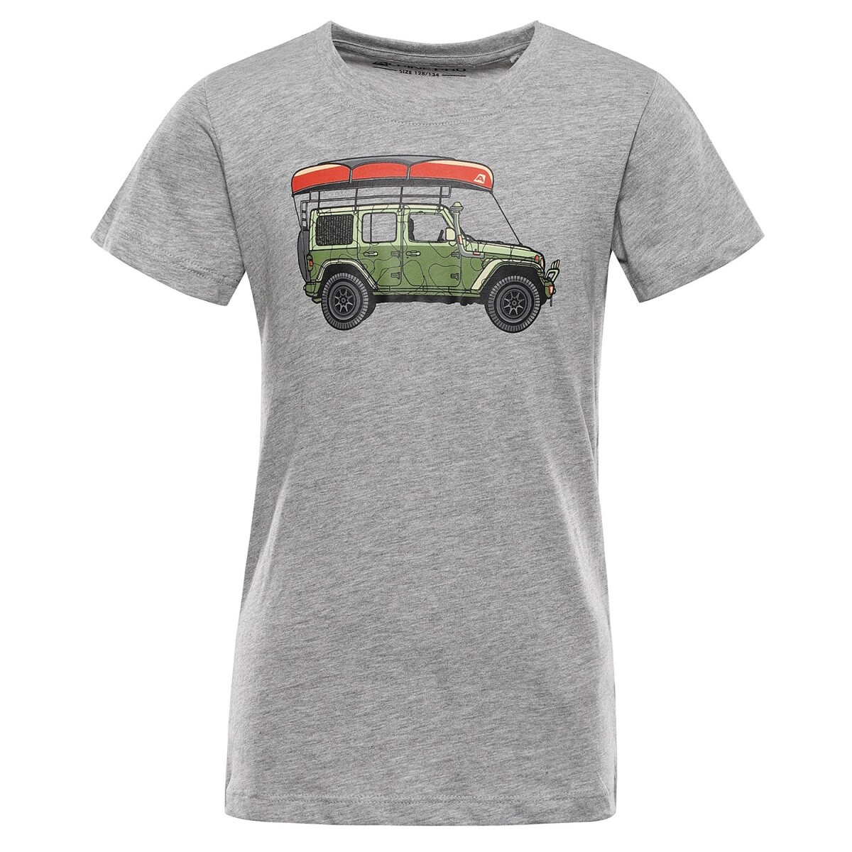 Dětské triko z nemačkavého materiálu alpine pro bigero 2 šedá 140-146