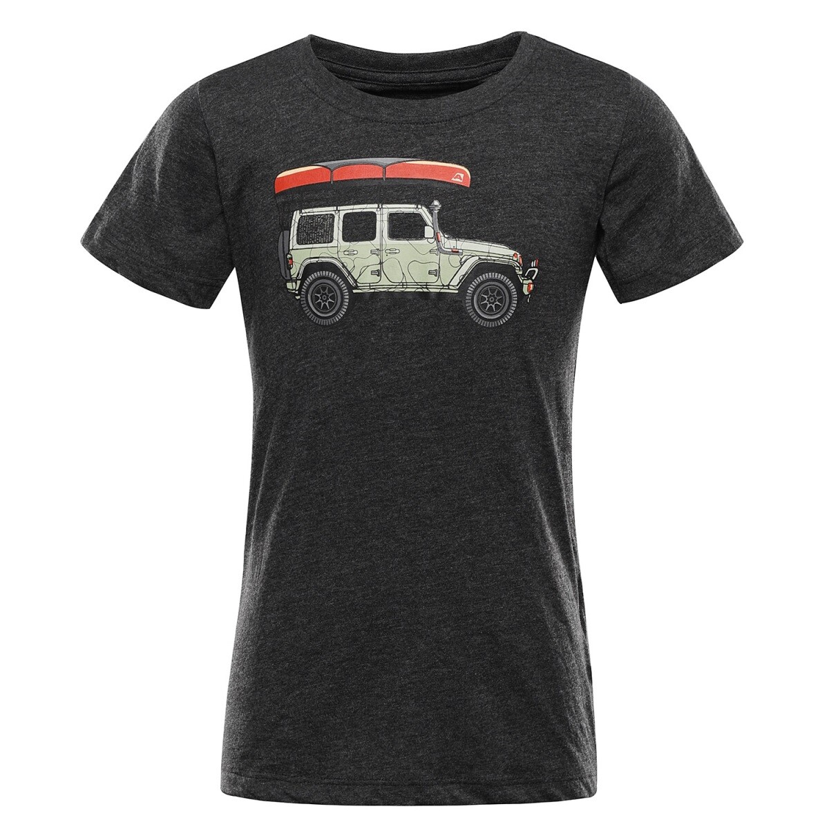 Dětské triko z nemačkavého materiálu alpine pro bigero 2 černá 104-110