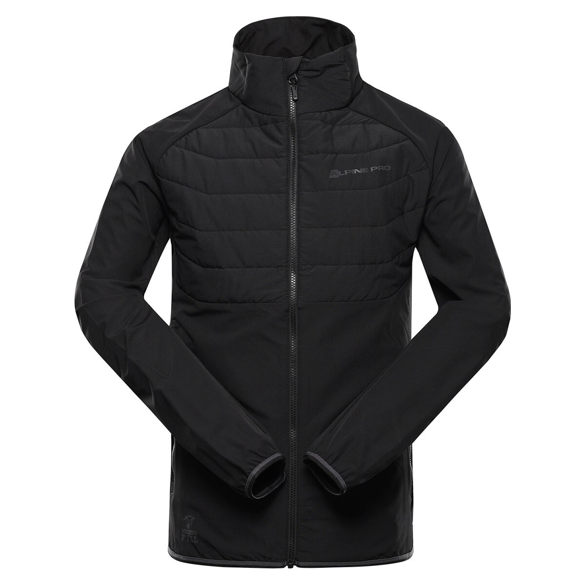 Pánská bunda s merino výplní alpine pro gerl černá s