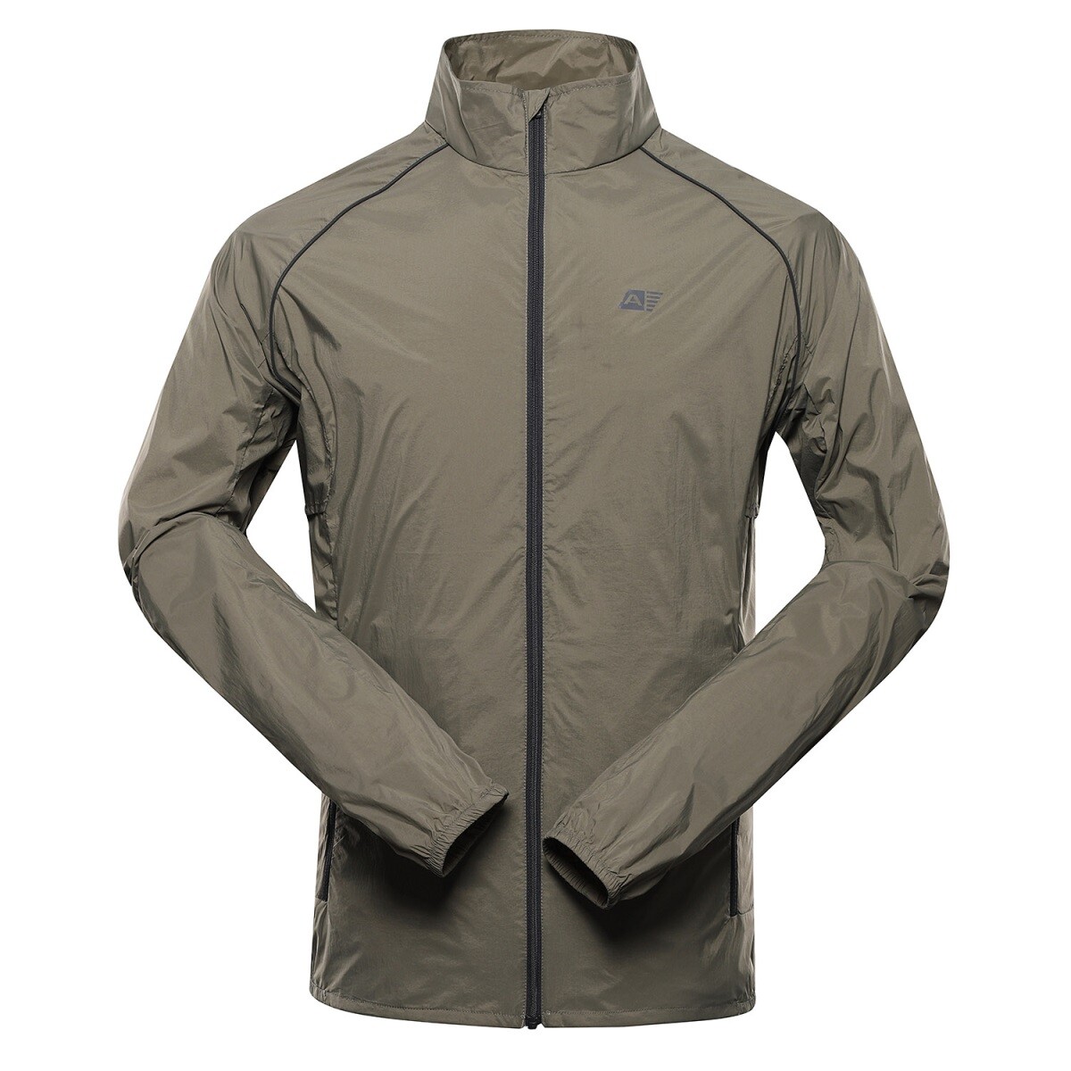 Pánská ultralehká bunda alpine pro spin 2 světle hnědá s