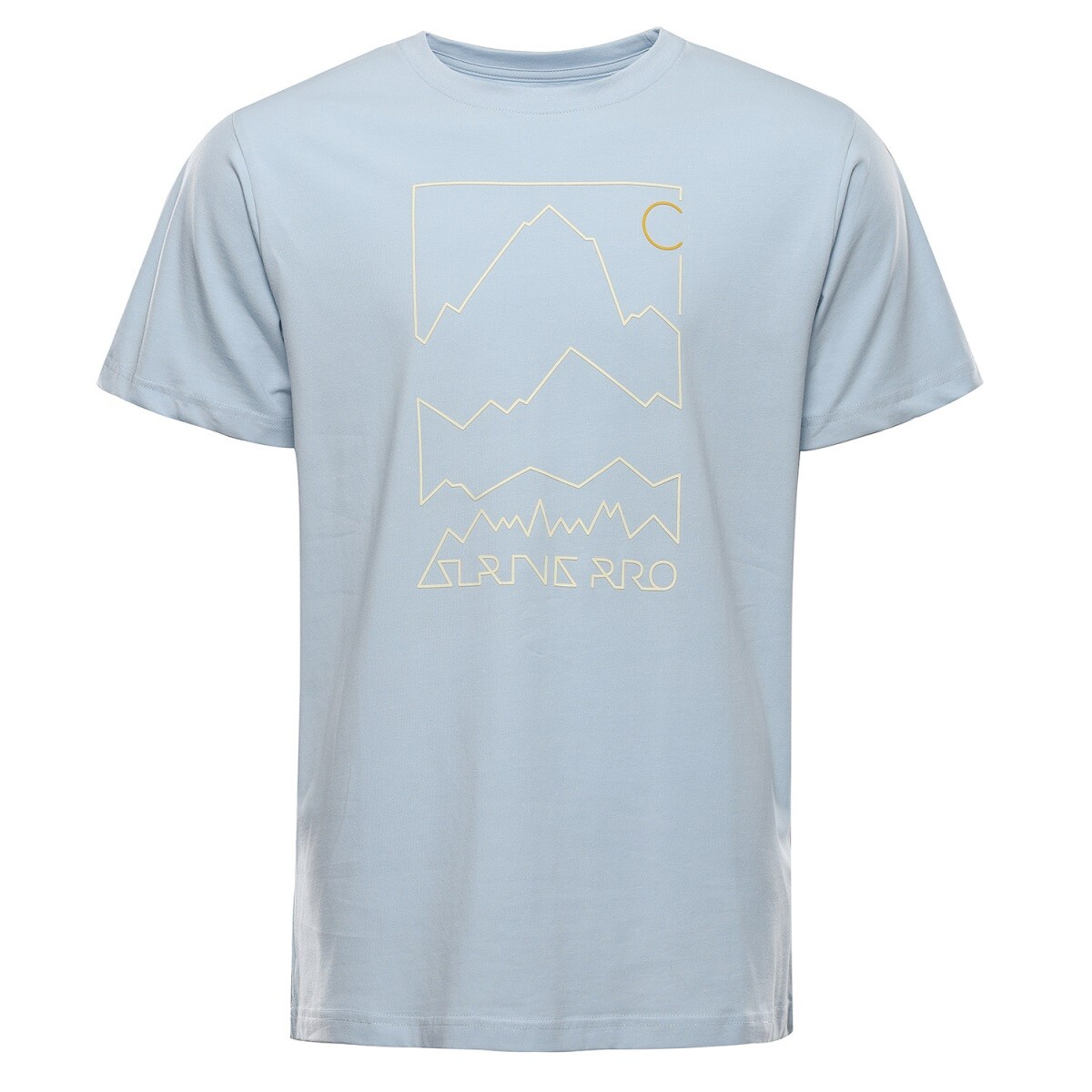 Pánské bavlněné triko alpine pro dorg světle modrá xxl