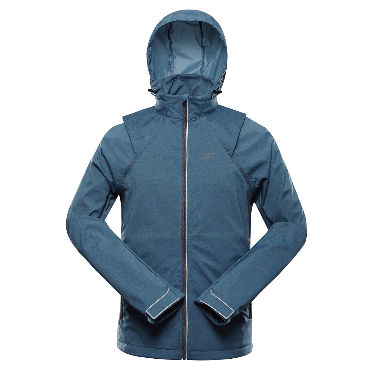 Pánská softshellová bunda-vesta s membránou 2v1 alpine pro spert 2 modrá s