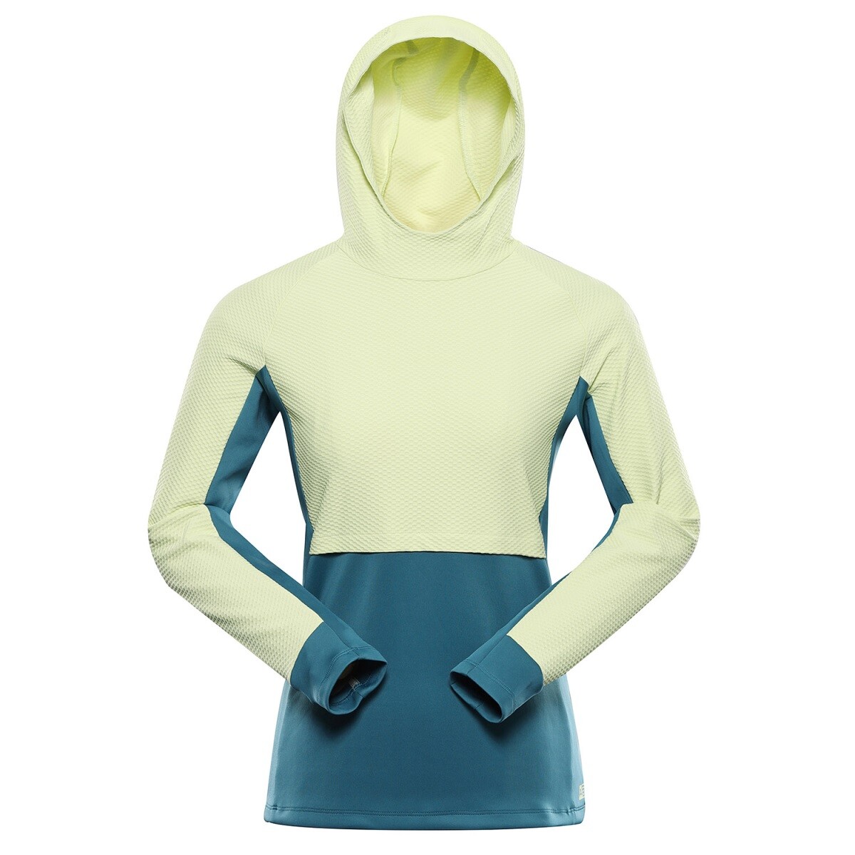 Dámská rychleschnoucí mikina alpine pro feza 2 žlutá xs