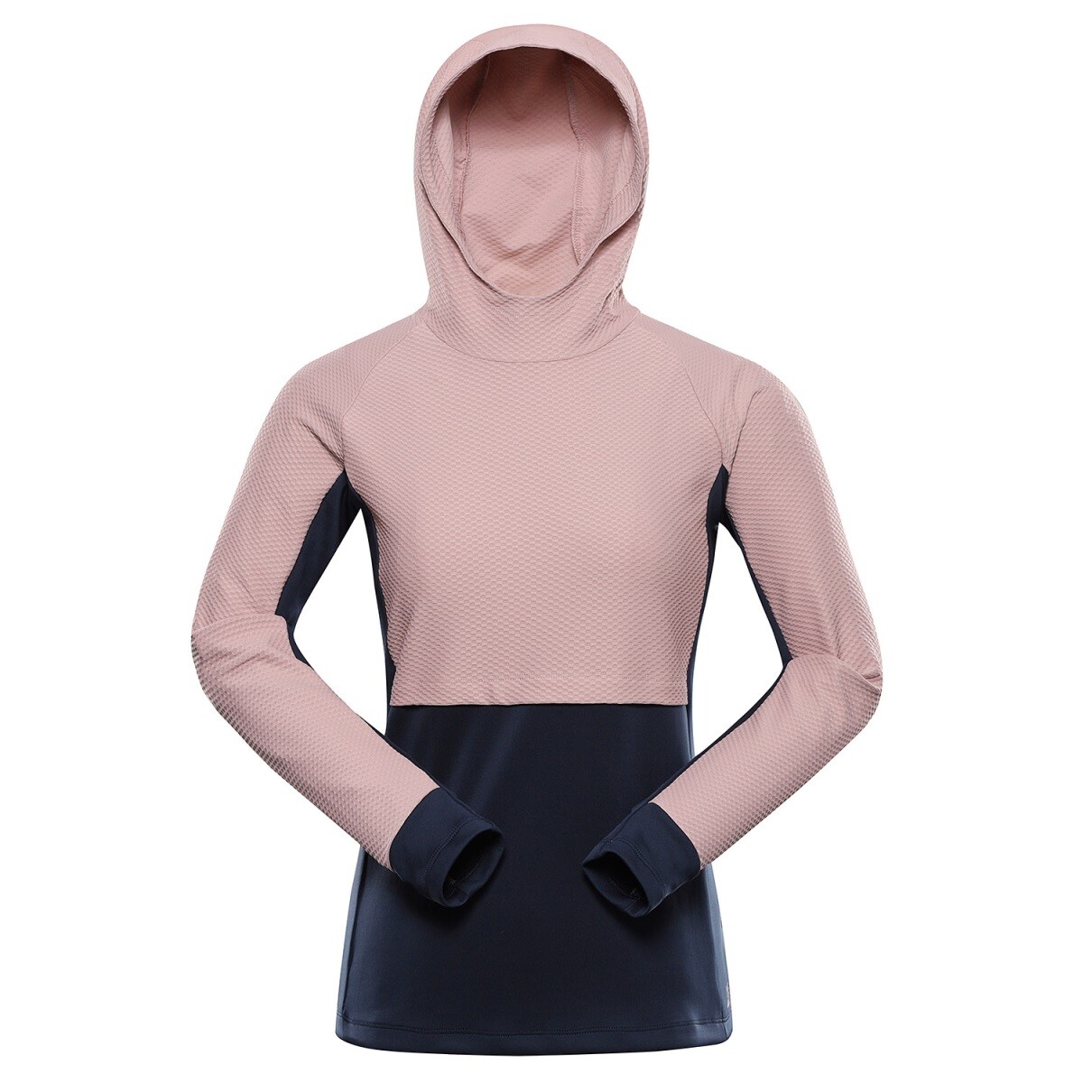 Dámská rychleschnoucí mikina alpine pro feza 2 růžová xs