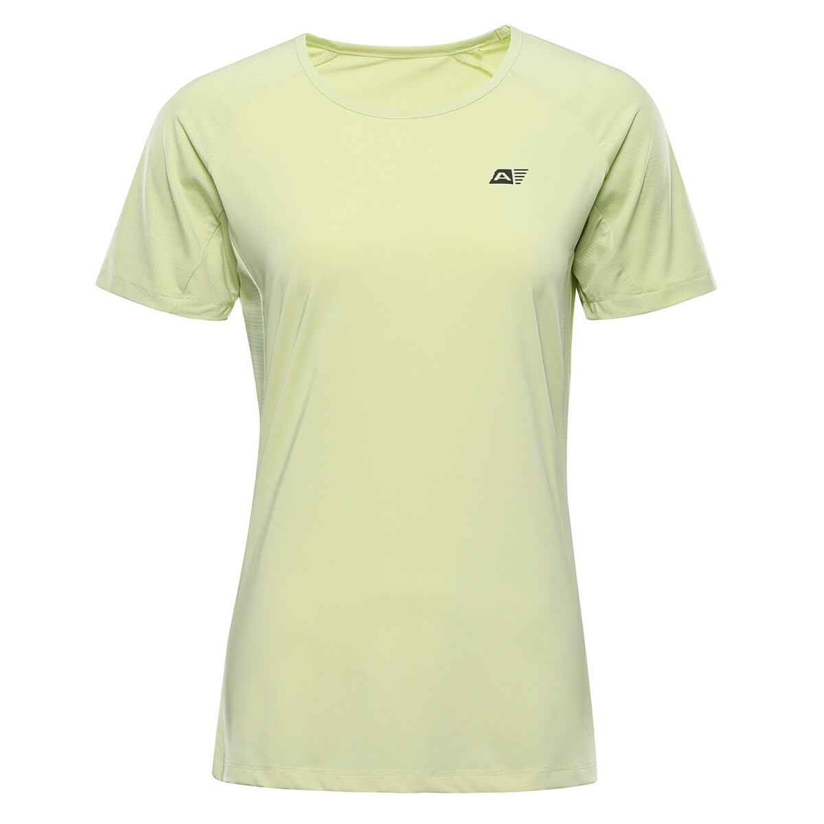 Dámské rychleschnoucí triko s cool dry alpine pro basika žlutá l plus