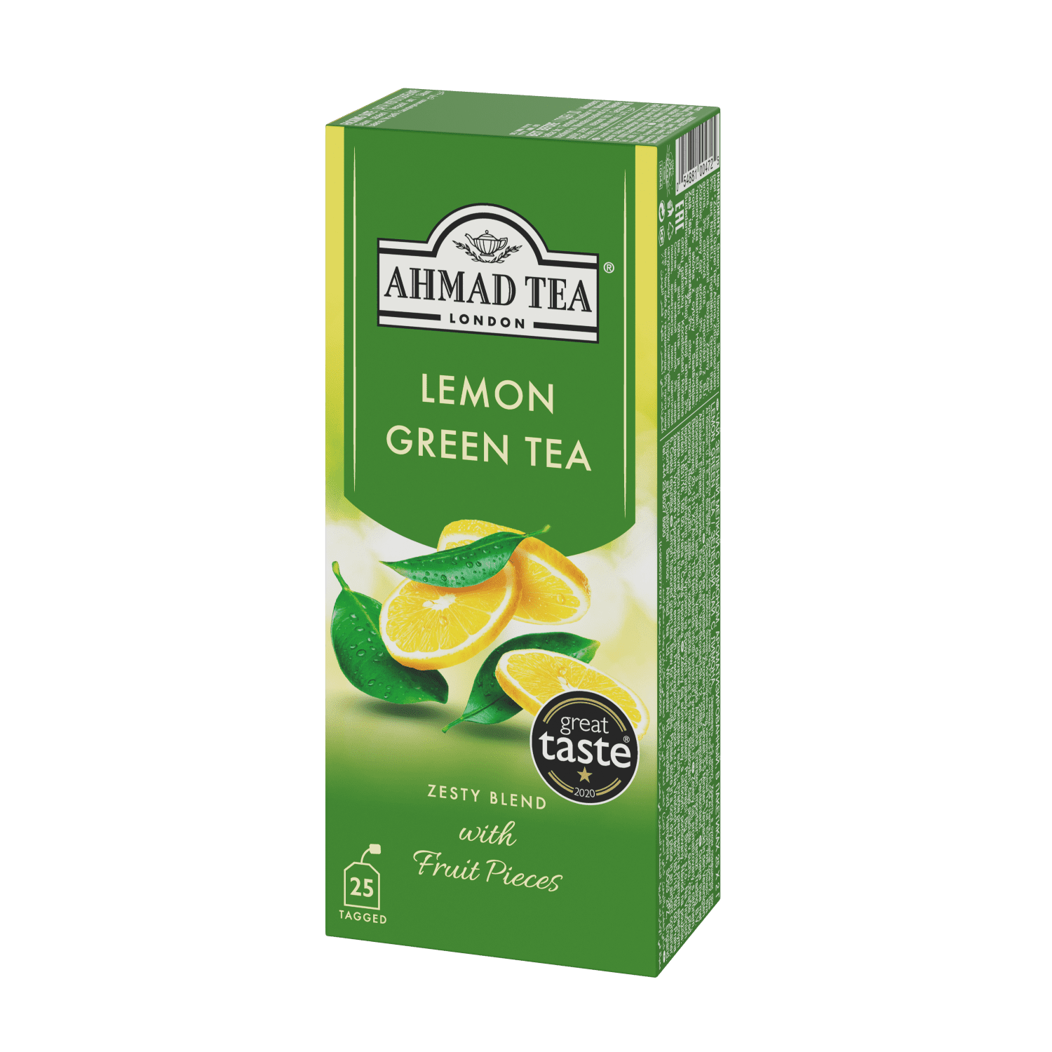 Ahmad Tea Lemon Green Tea | 25 sáčků (s úvazkem)