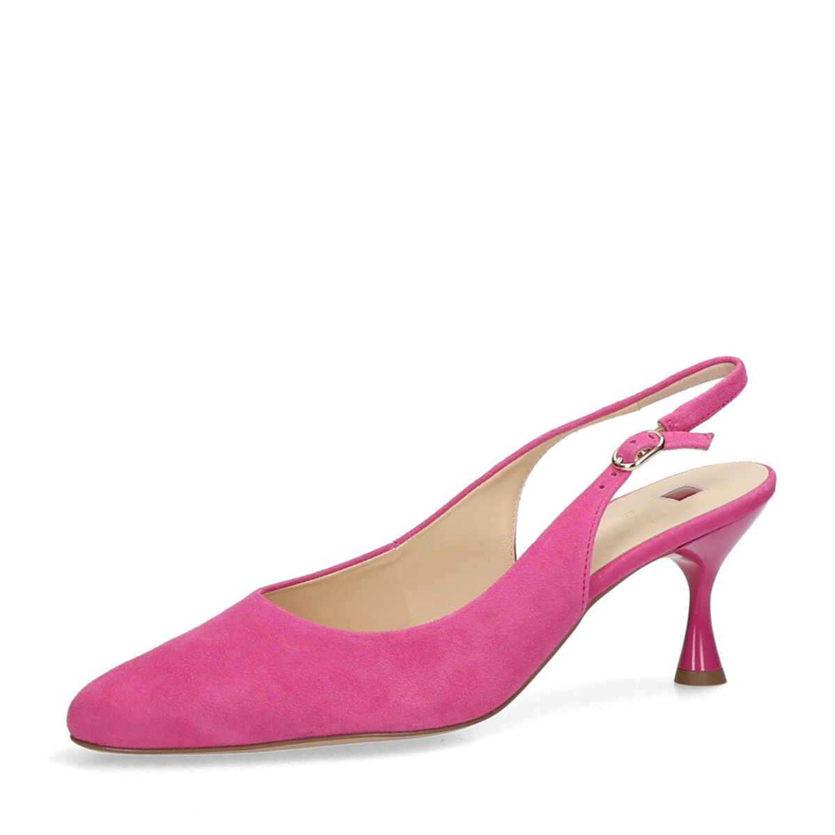 Högl dámské semišové lodičky s otevřenou patou - růžové - 37