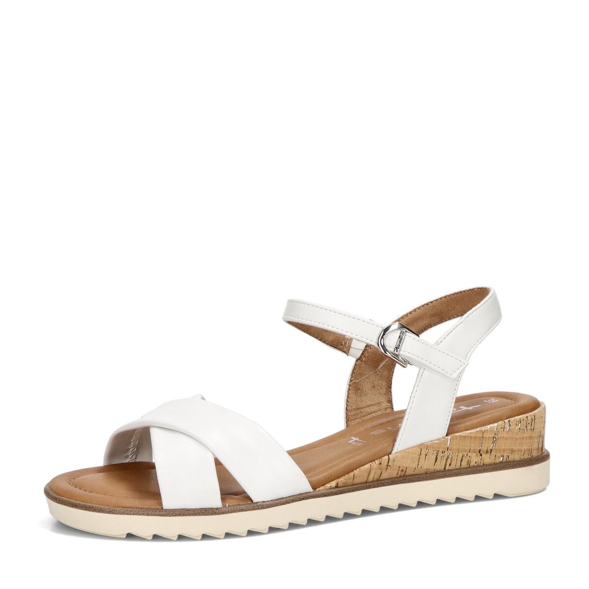 Tamaris dámské komfortní sandály - bílé - 36