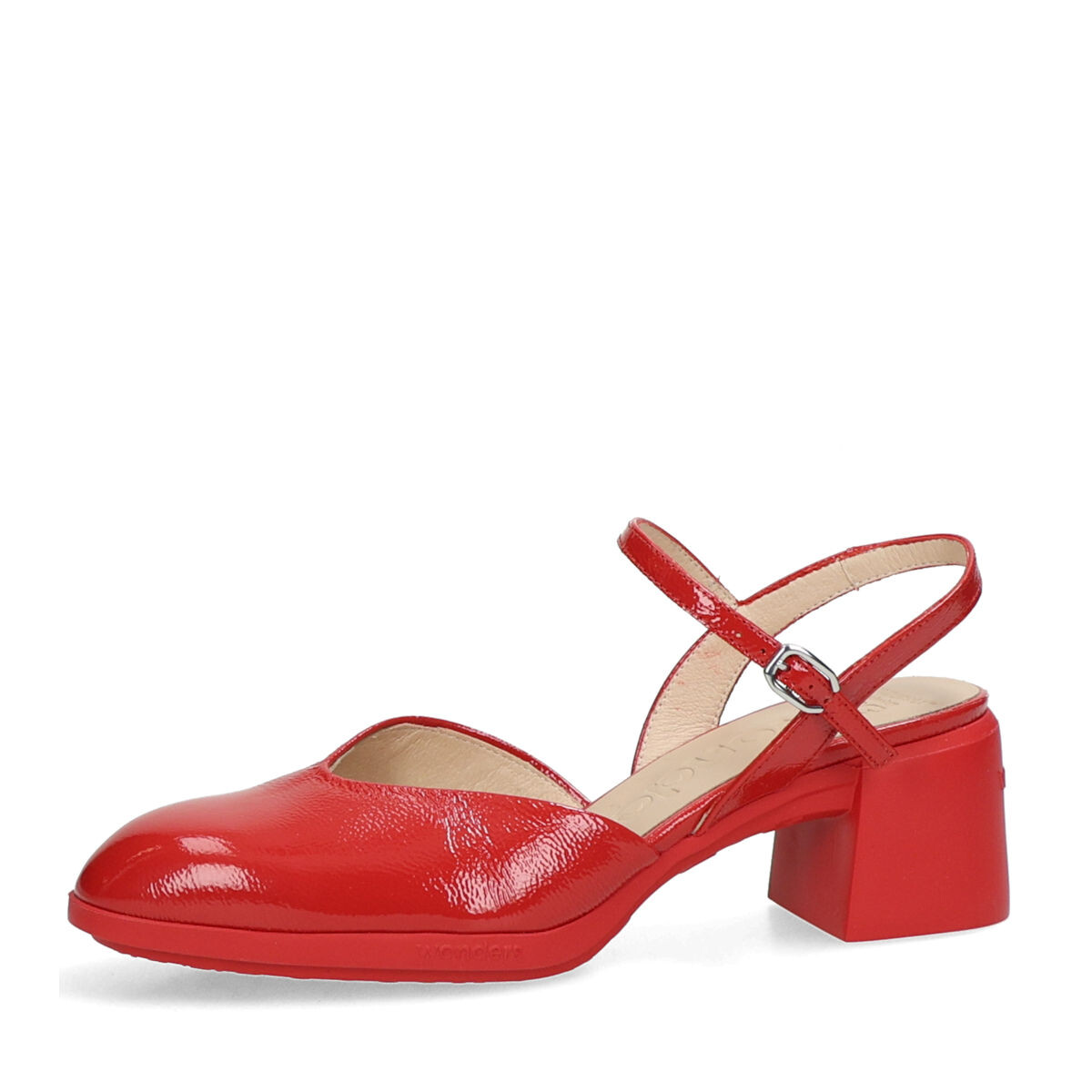 Wonders dámské kožené sandály - červené - 36