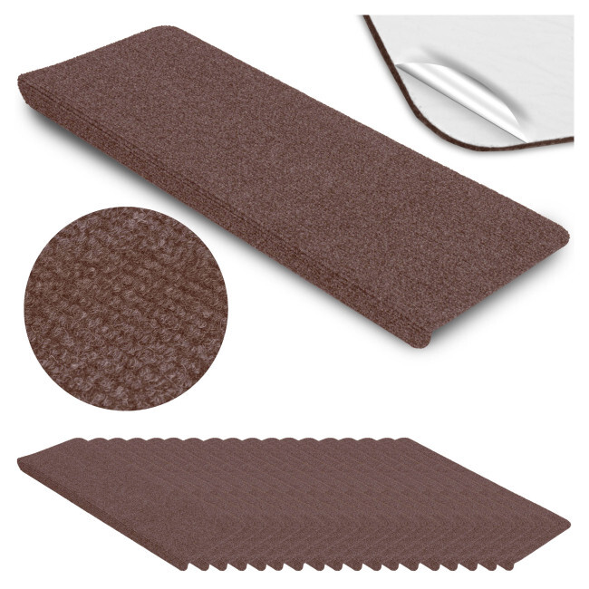 Nášlap na schody ADRIA tmavě béžový (15 ks)