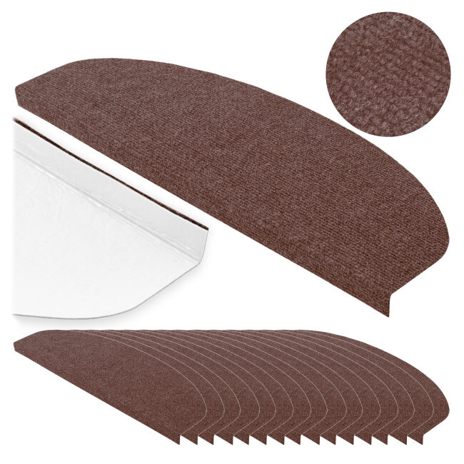 Nášlap na schody STEPI tmavě béžový (15 ks)