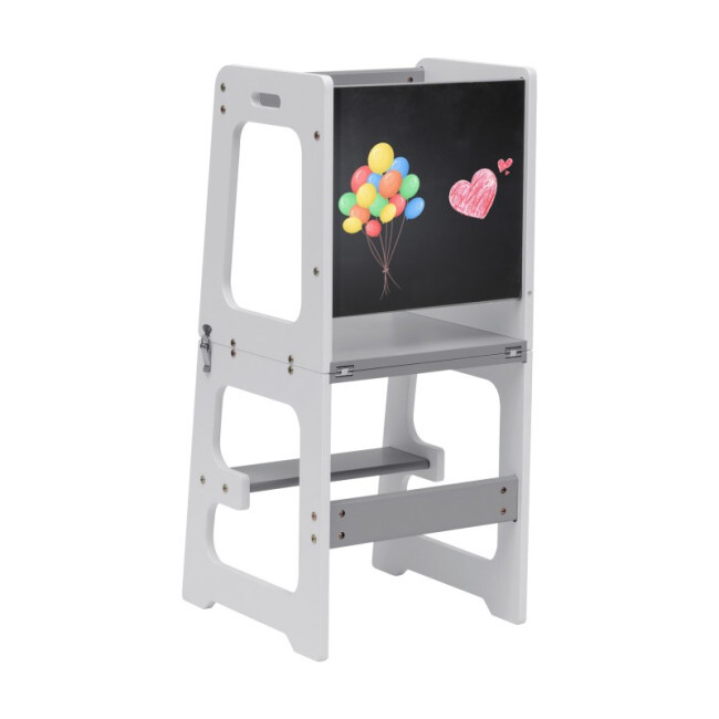 Učící věž 3v1 Mooby 35 šedá