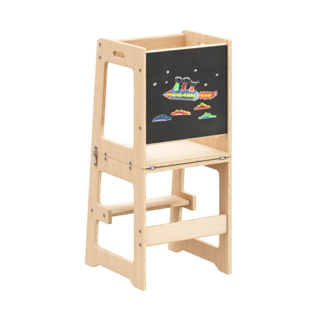 Učící věž 3v1 Mooby 35 naturální