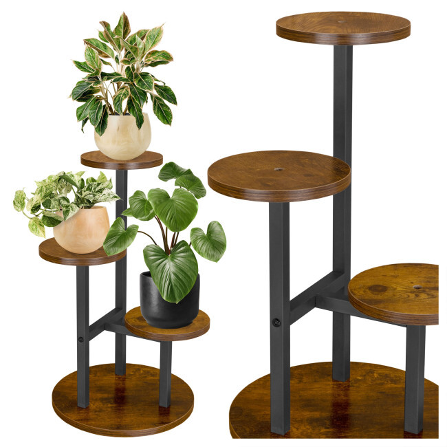 Stojan na květiny MIGUEL RUSTIC dub