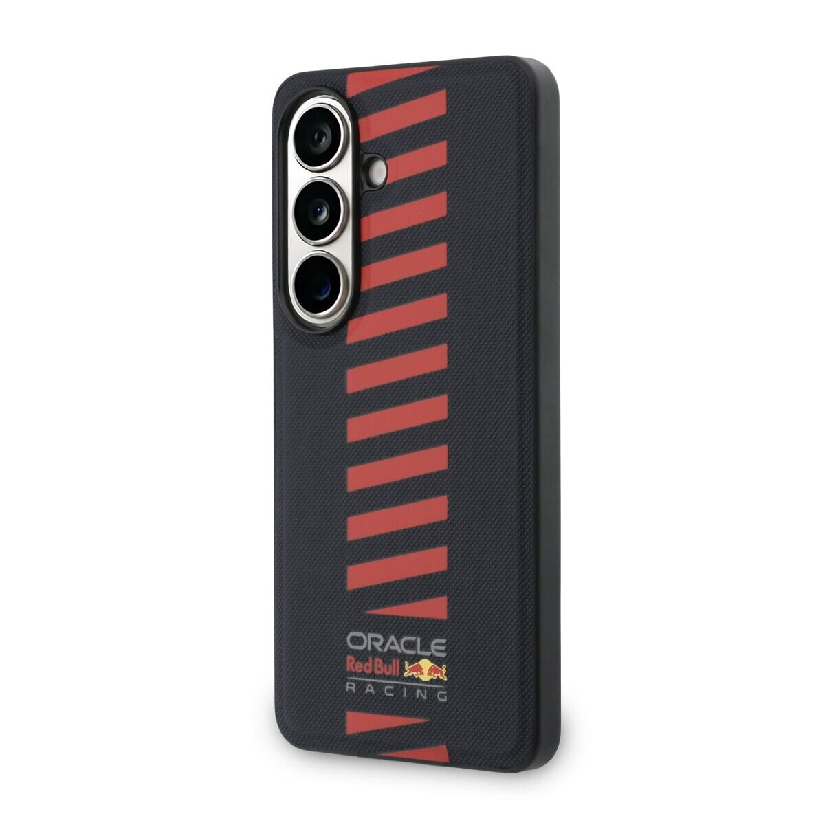 Red Bull PU Leather Meshed Powerbar Magnetic Zadní Kryt pro Samsung Galaxy S26 Navy RBHMS26S24PUDSRV