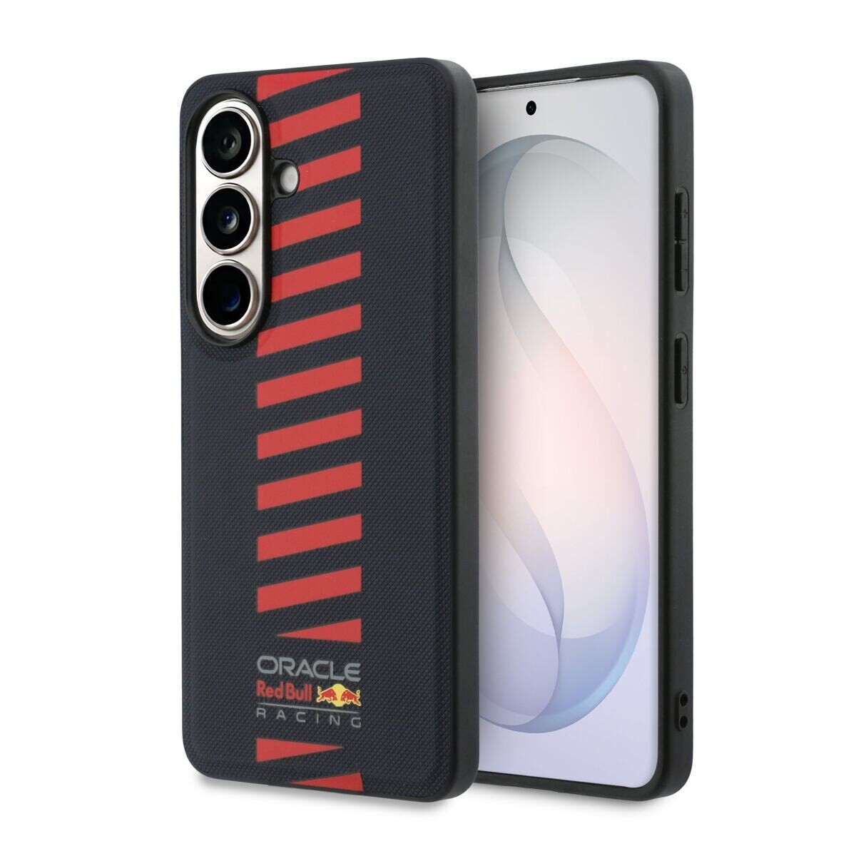 Red Bull PU Leather Meshed Powerbar Magnetic Zadní Kryt pro Samsung Galaxy S26+ Navy RBHMS26M24PUDSRV