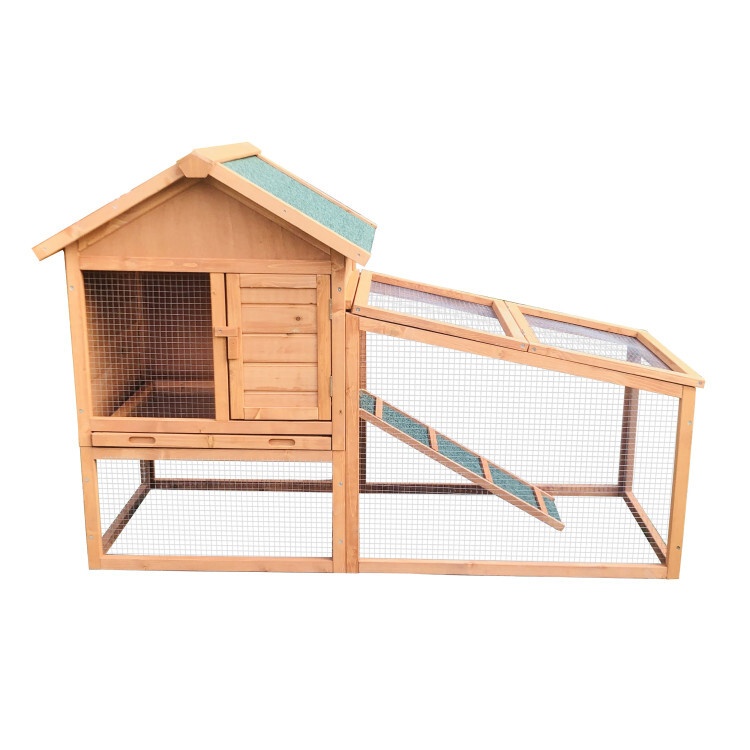 Agrofortel Dřevěná králíkárna ZANZIBAR, 1440x635x965 mm