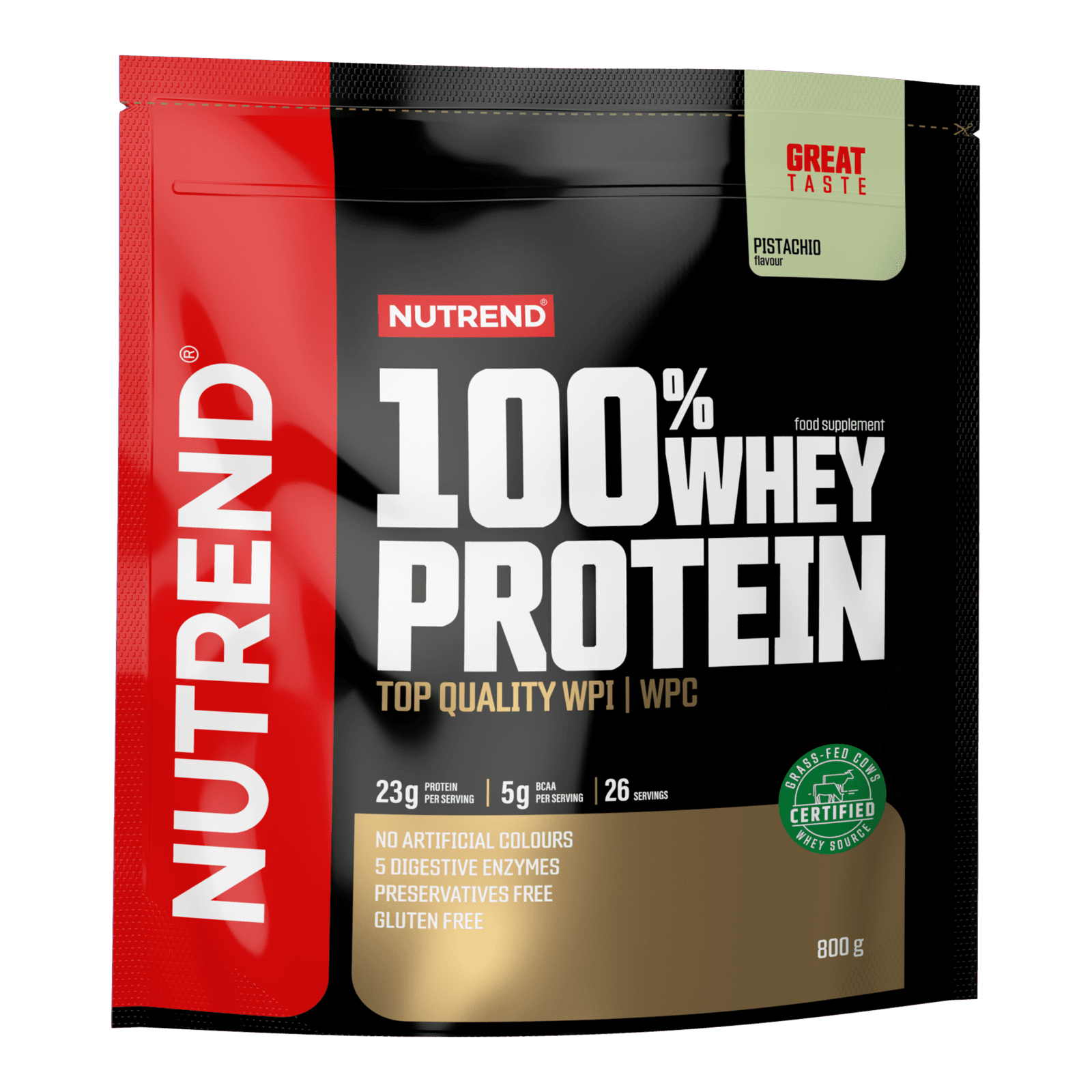 NUTREND 100% Whey Protein Pistácie 800 g