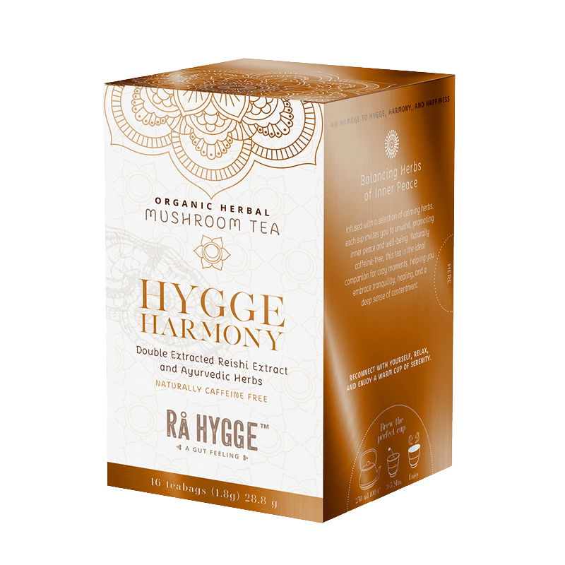 RA HYGGE BIO Ra Hygge Harmony bylinný čaj s Reishi 16 ks