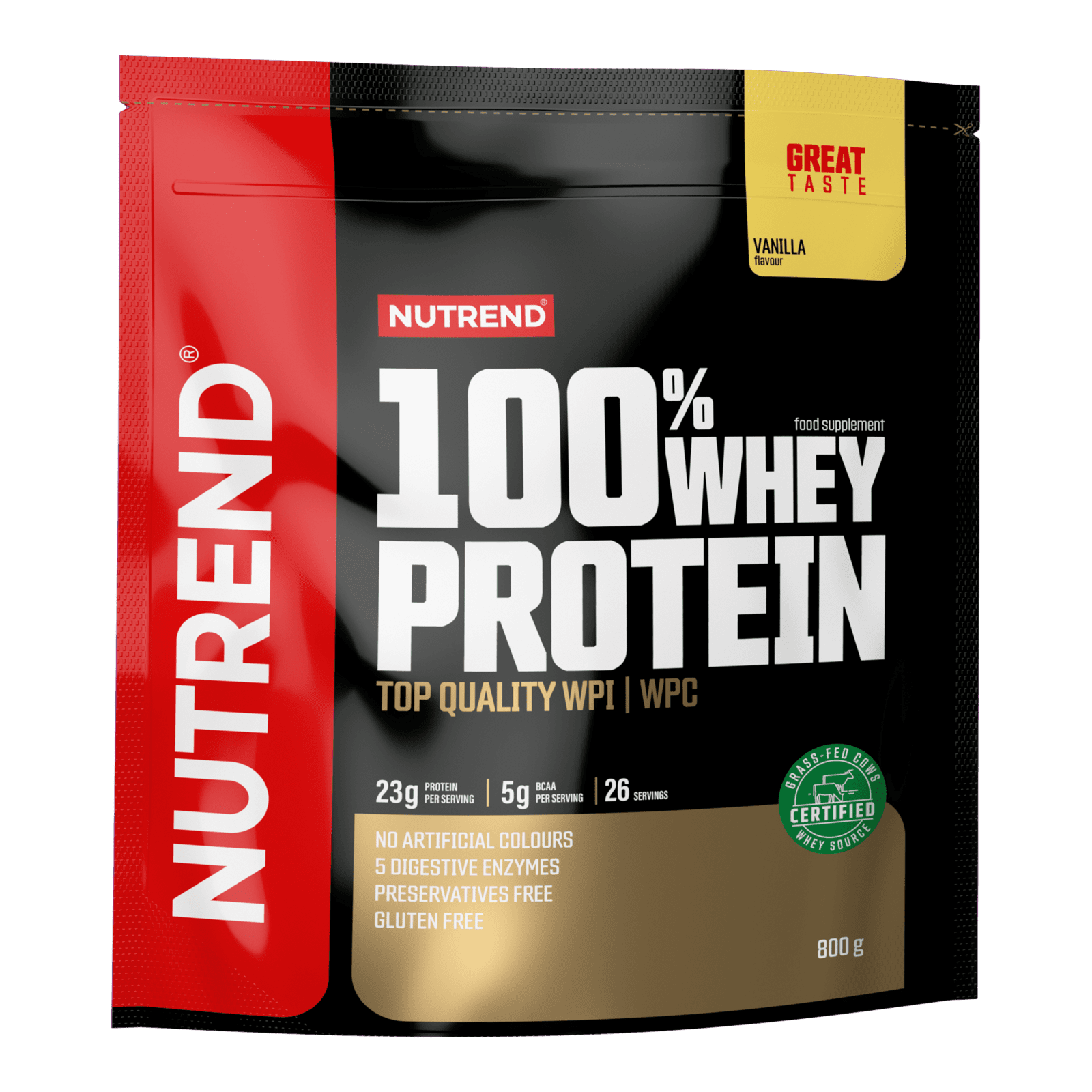 NUTREND 100% Whey Protein Vanilka 800 g
