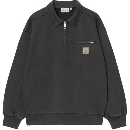 Mikina Carhartt Wip Half Zip Detroit - Černá - L